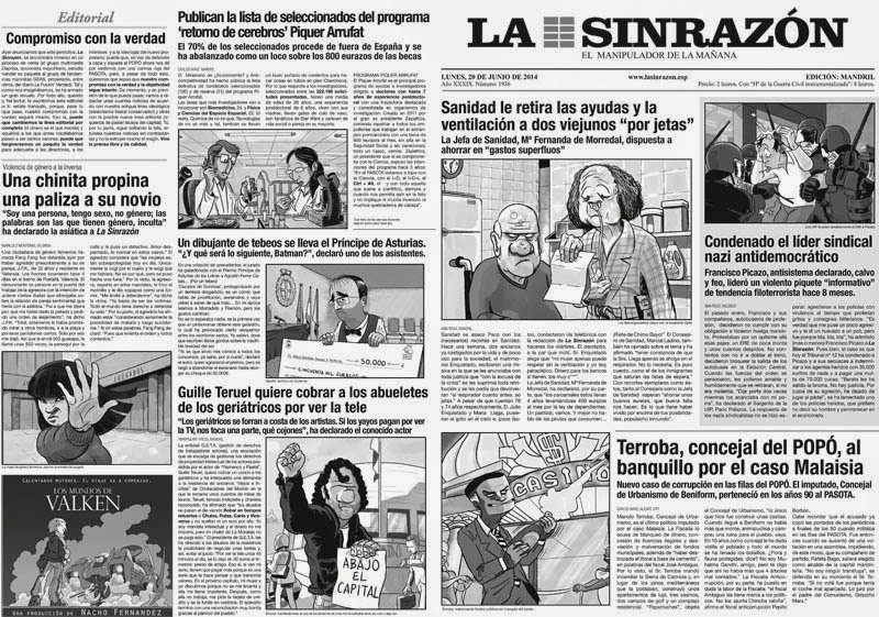 LA_SINRAZON-periodico-CHORIZOS-Atraco-a-la-española